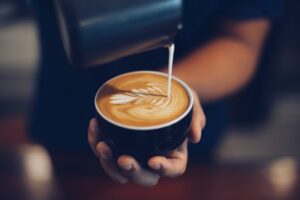 cup of coffee from a coffee shop